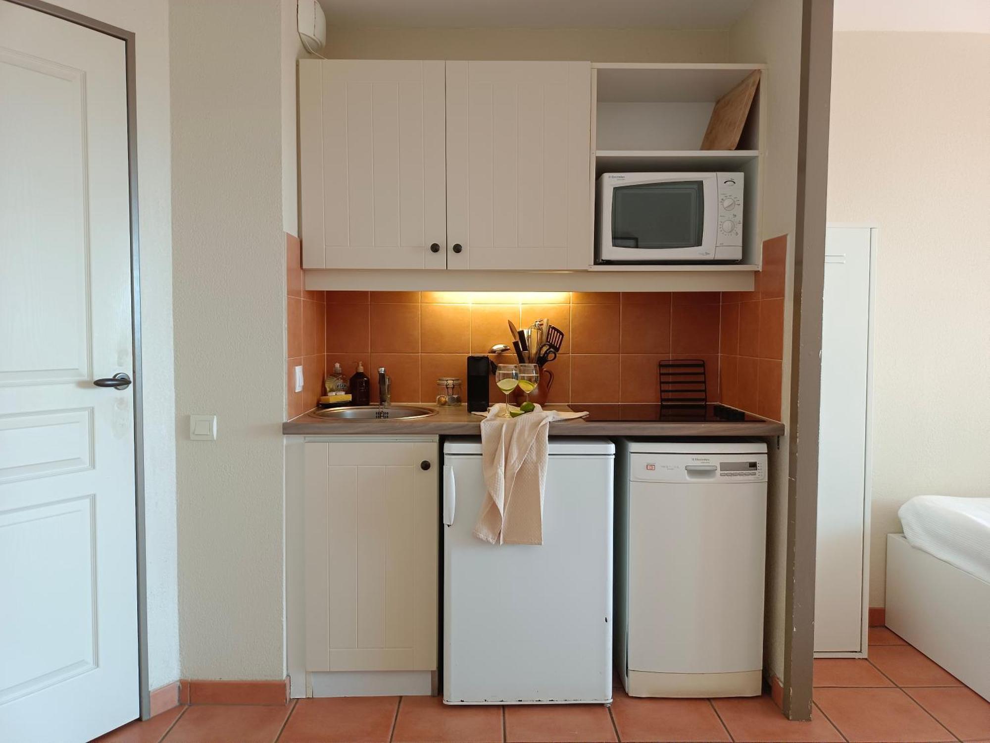 T1 Bis Avec Piscine Vue Golf Et Montagnes Apartment อาร์กองส์ ภายนอก รูปภาพ